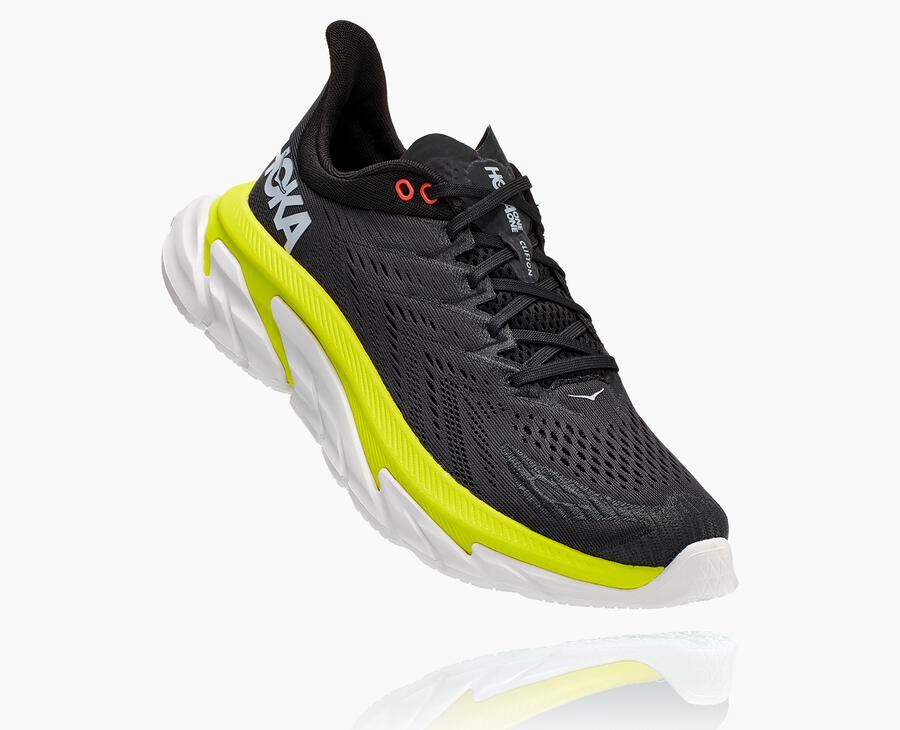 Tenis Hoka One One Hombre Negros - Clifton Edge - HUEV95714